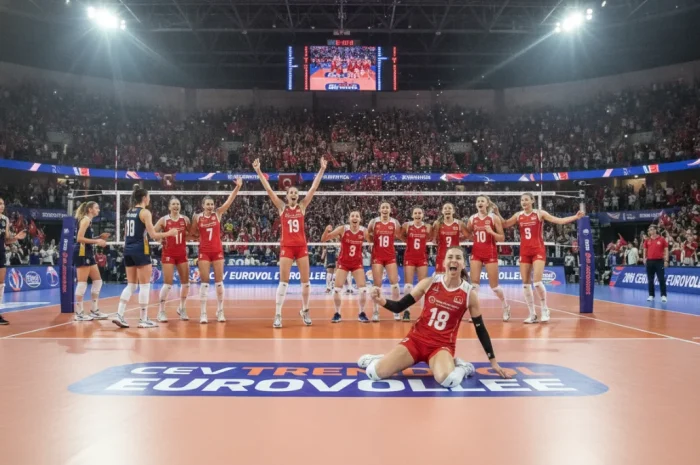 A Milli Kadın Voleybol Takımı Avrupa Şampiyonası’nda Rakip Tanımıyor