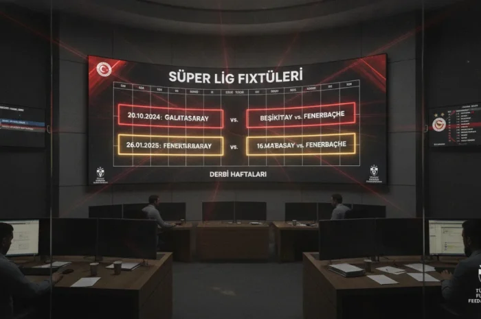 Süper Lig’de Şampiyonluk Rotası: Dev Derbi Takvimi Belli Oldu